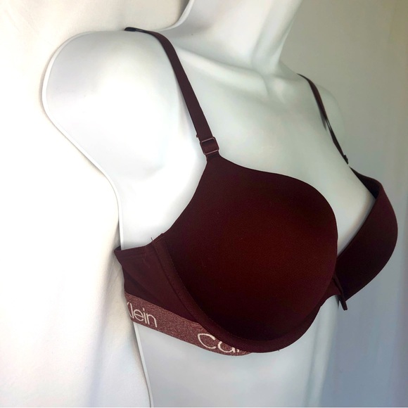 Calvin Klein Purple Push Up Bra - Picture 3 of 6